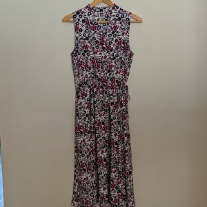Anne Klein Flowy Multicolored Midi Dress